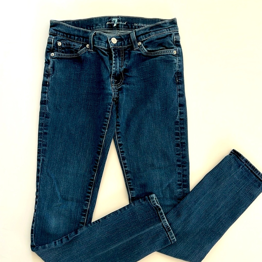 7 FOR ALL MANKIND "ROXANNE" JEANS!!  EXCELLENT CONDITION!!